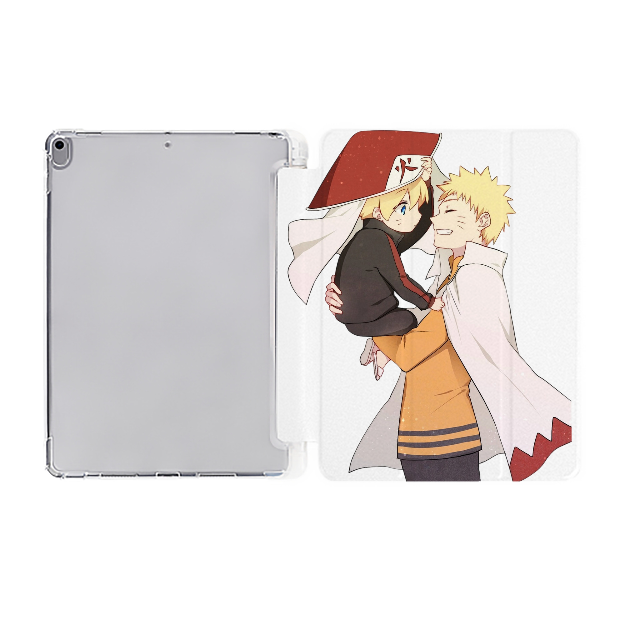 （画像用） NARUTO -ナルト- うずまき ナルト Uzumaki Naruto IPad ケース ペン収納付き 三つ折りスタンド PUレザー×シリコン 対応機種9.5/10.5/10.9インチ